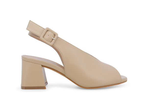 Melluso Sandalo Made in Italy con Tacco Largo Tomaia Pelle Rosa N622Z-243639